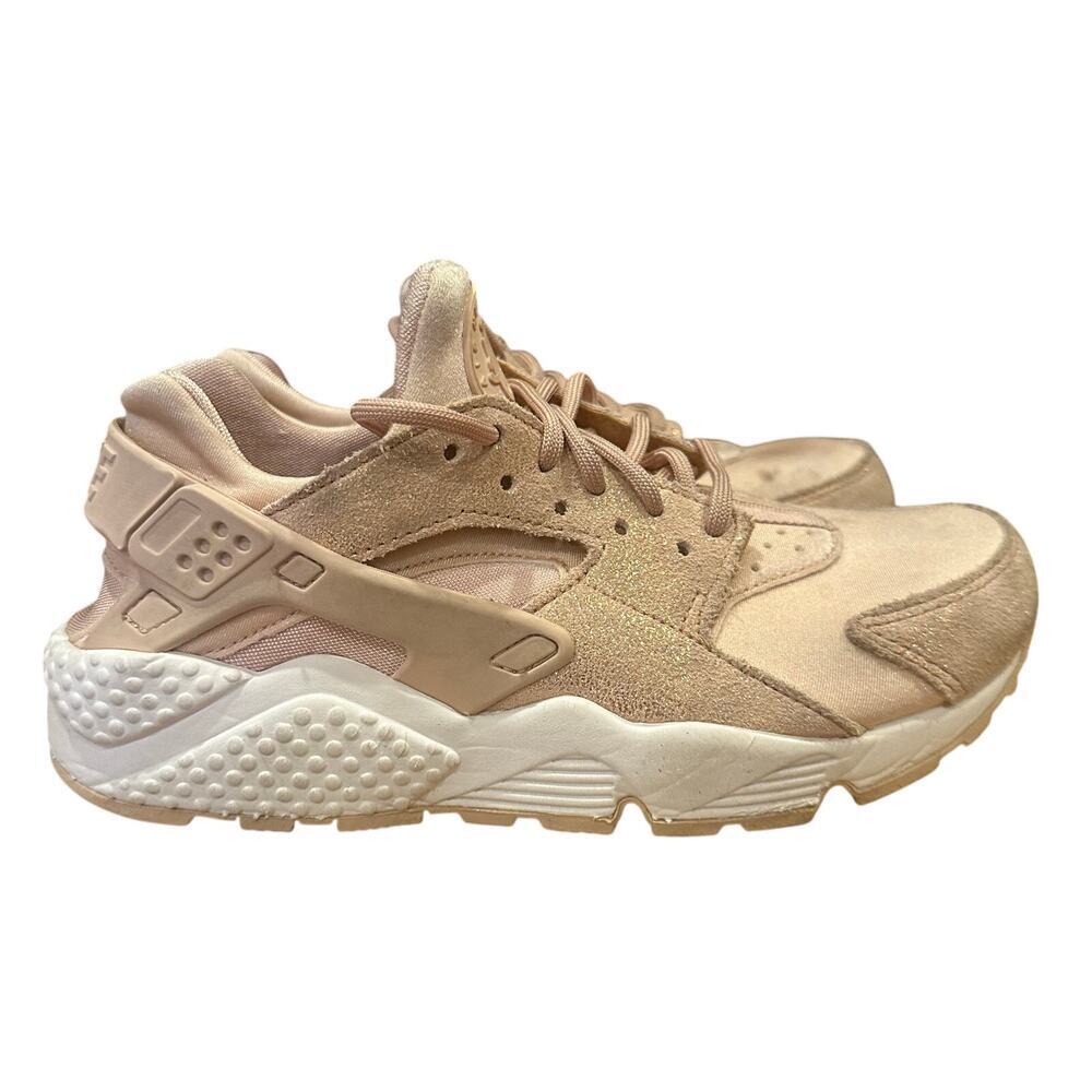 Rose Gold Nike Huarache Sneakers sz 5.5 Youth Nike Sneakers